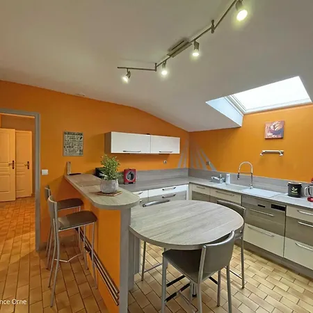 Maison De Charme En Granit Avec Jardin Clos, Inclus, Pres De Domfront - Fr-1-497-190 *